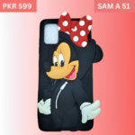 Samsung Galaxy A51 Minnie Mouse Back Cover Fancy Slim Soft Full Protective