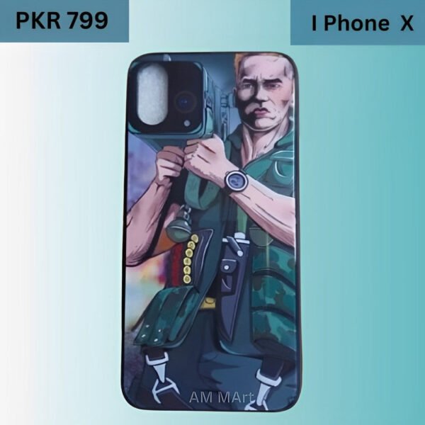 Arnold Schwarzenegger With Rocket Launcher IPhone X Case