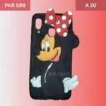 Samsung Galaxy A20 Minnie Mouse Back Cover Fancy Slim Soft Full Protective