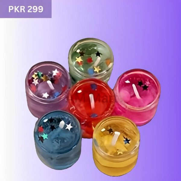 Colorful Gel Candles