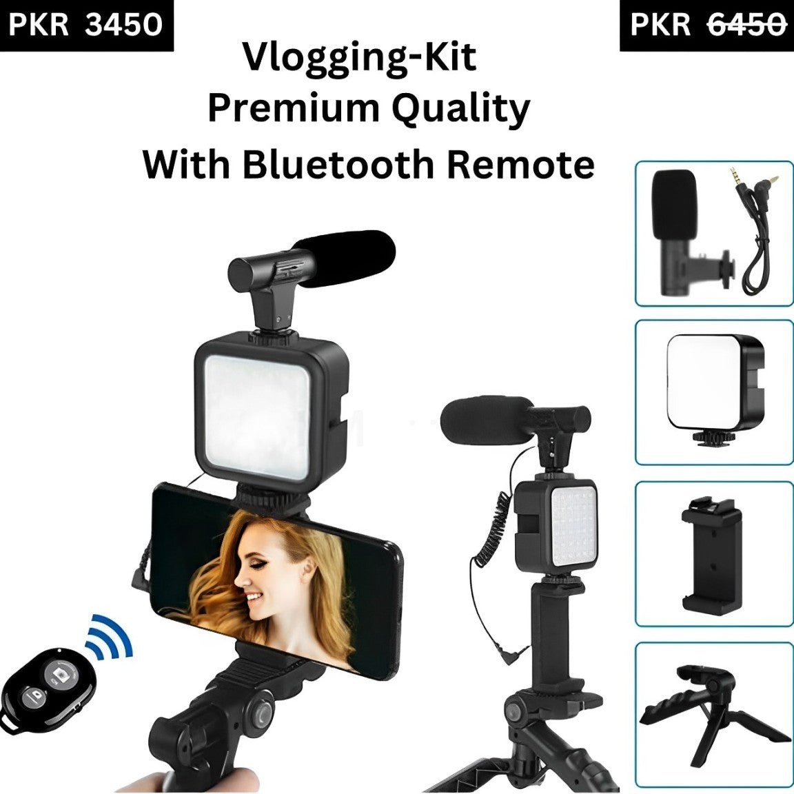 Portable Live Streaming Premium Quality Video Making Kit