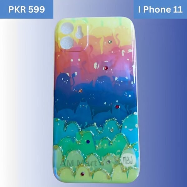 Rainbow Gradient Art iPhone 11 Case